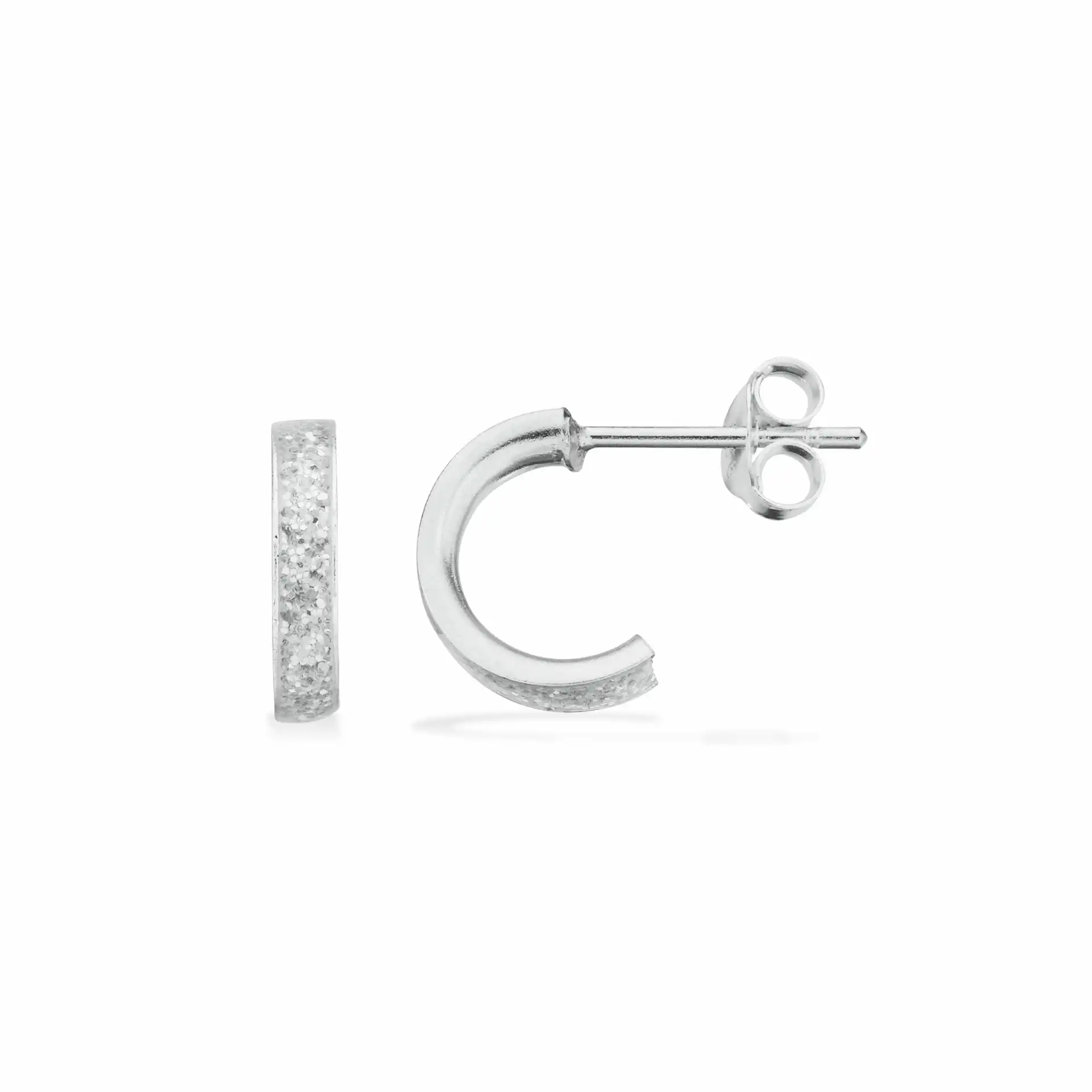 Halvcreoler m. zirkonnia