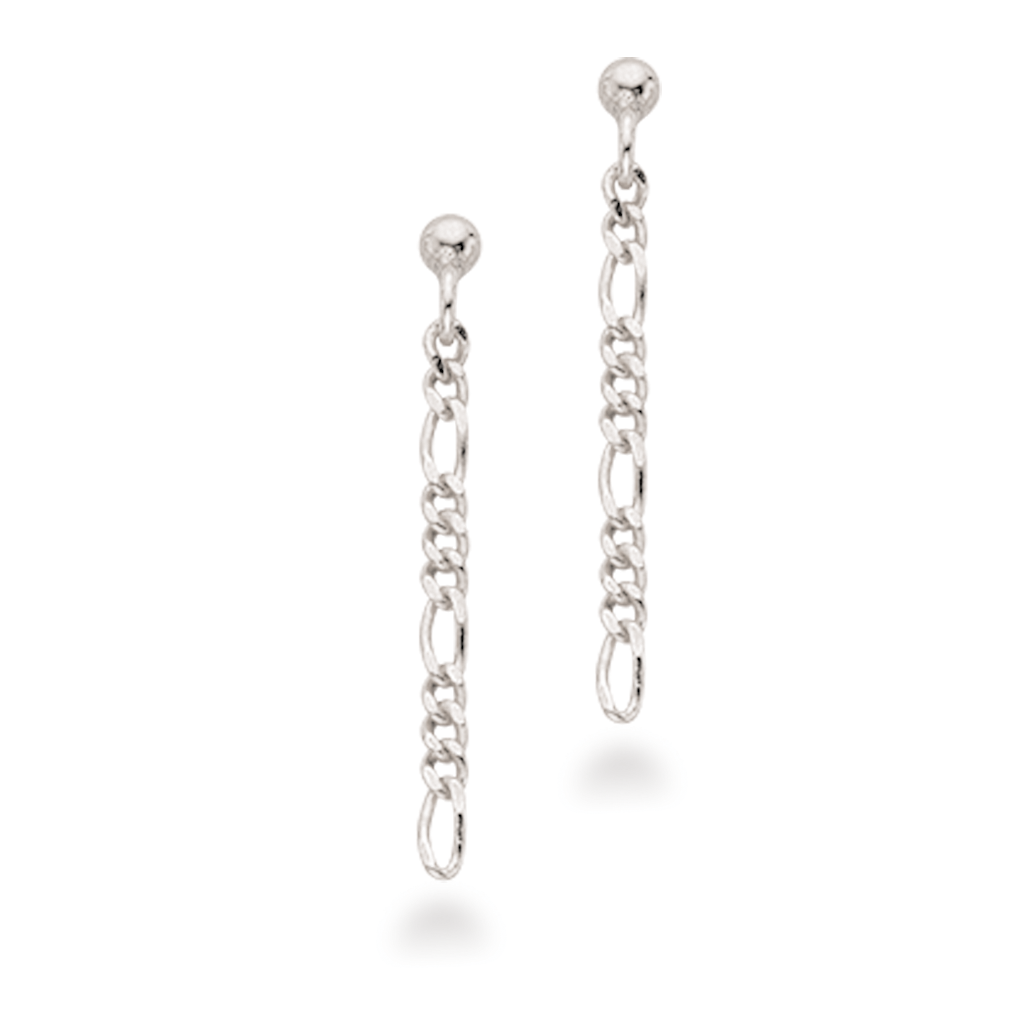 Sølv figaro øreringe