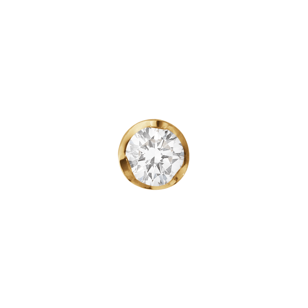 GEORG JENSEN SIGNATURE DIAMONDS, solitaire ørestik, enkel