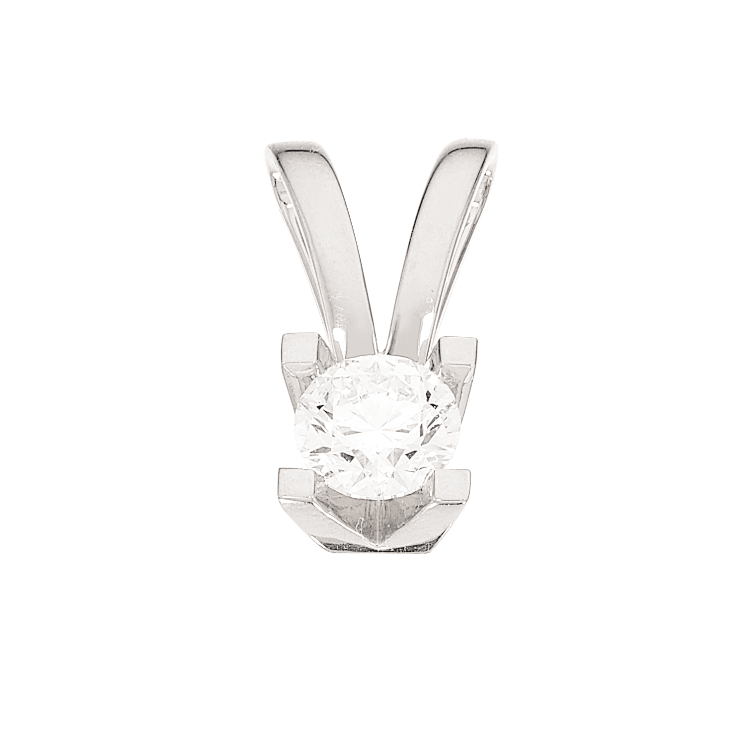 Kleopatra vedhæng i 14kt. hvidguld med diamanter - Sct. Mathias Ure & Guld