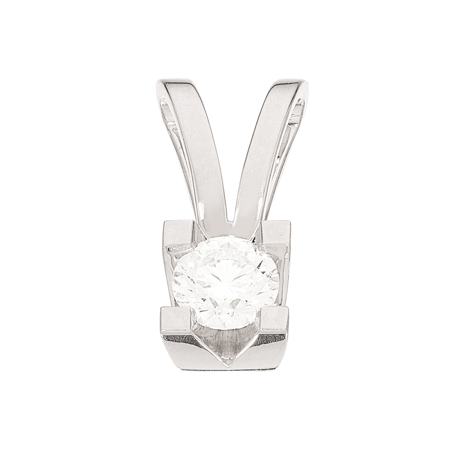 Kleopatra vedhæng i 14kt. hvidguld med diamanter - Sct. Mathias Ure & Guld