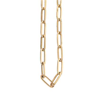 8 kt. guld link collier