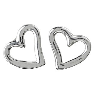 Sølv ørestikker m. hjerter - Sct. Mathias Ure & Guld