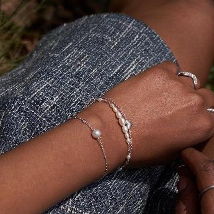 Aura armbånd, sølv - Sct. Mathias Ure & Guld