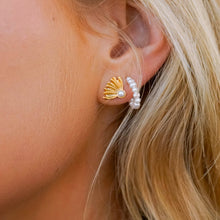 Poppy forgyldte øreringe