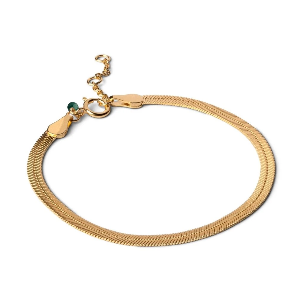 Caroline armbånd, forgyldt sølv - Sct. Mathias Ure & Guld