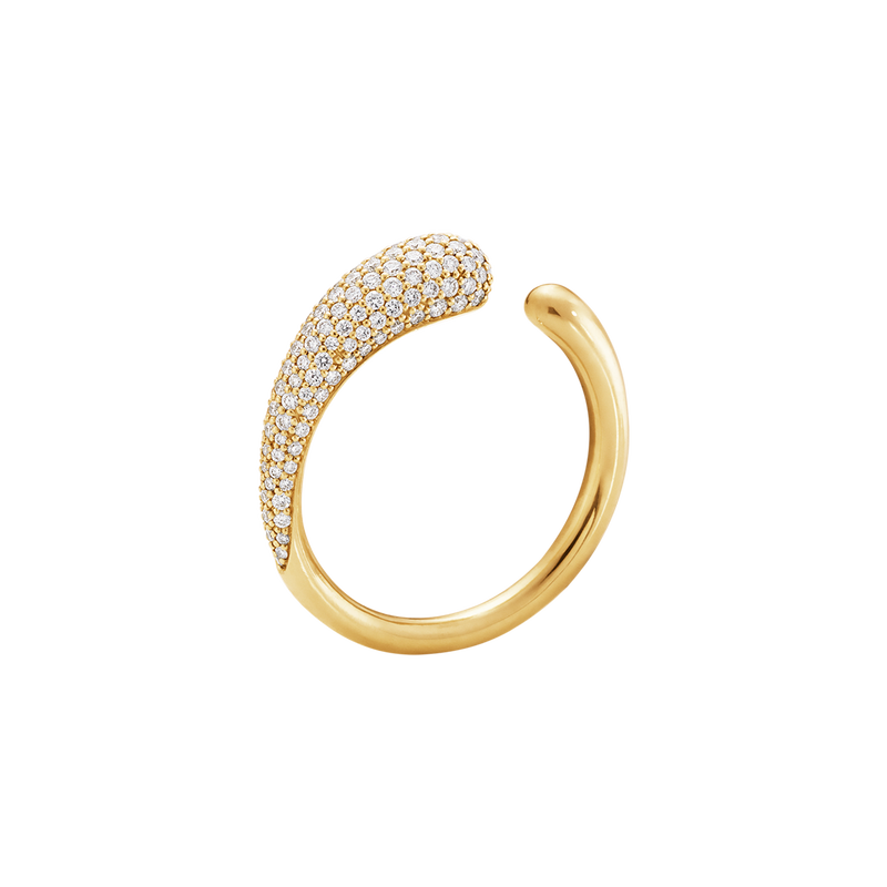 Mercy ring - Pavé mini, 18 kt. - Sct. Mathias Ure & Guld