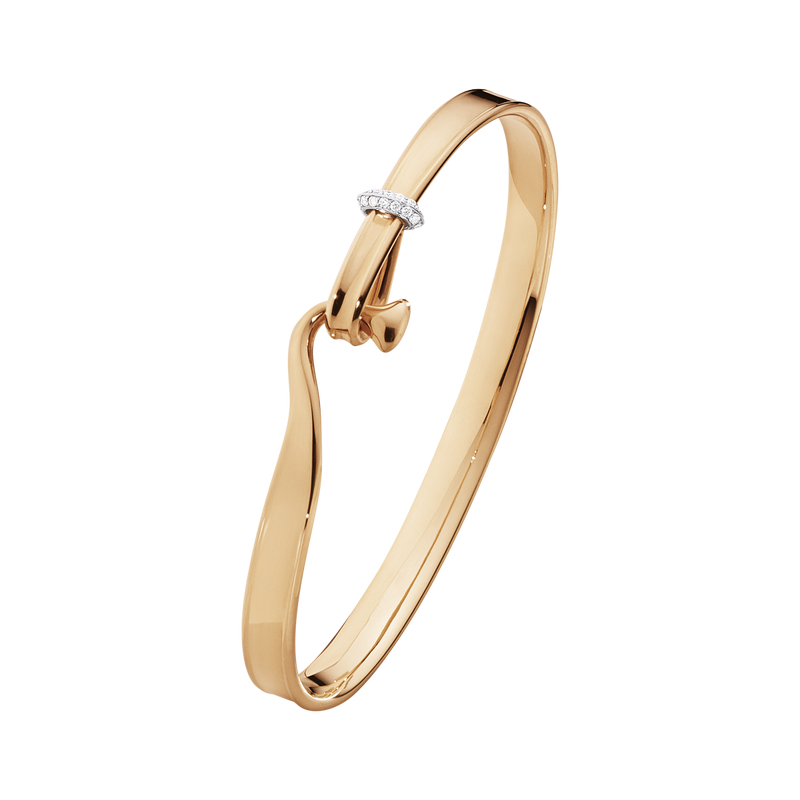 Torun Armring, 18kt Rosaguld m. diamanter - Sct. Mathias Ure & Guld