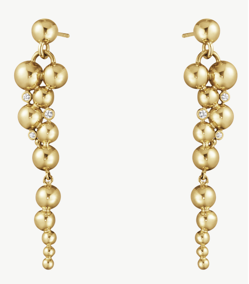 Moonlight Grapes ørehængere - Sct. Mathias Ure & Guld